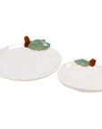 White Pumpkins Plate Set