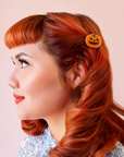 Hey Pumpkin! Mini Pumpkin Hair Clip | Halloween