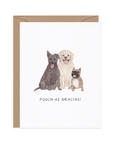Pooch-as Gracias — Spanish Pun Thank You Card