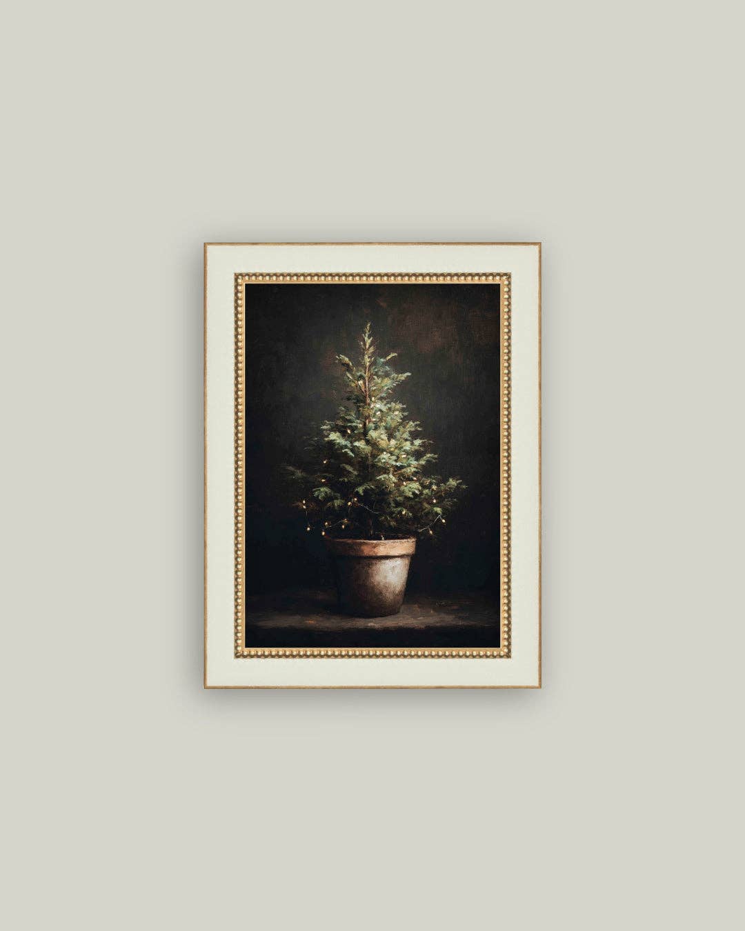 Potted Christmas Tree Art