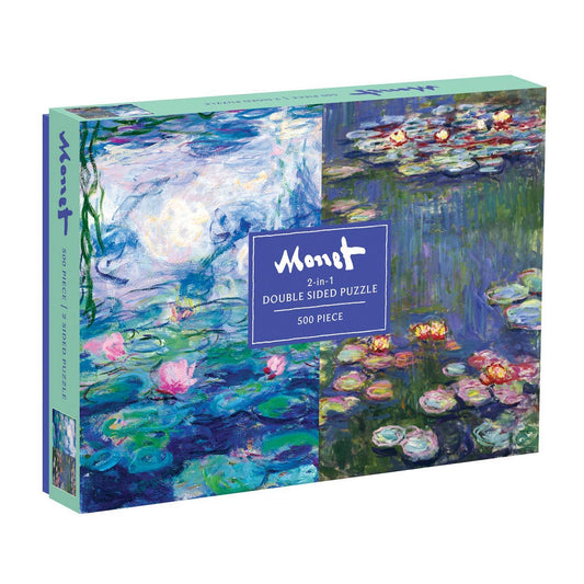 Monet 500 Piece Double-Sided Puzzle