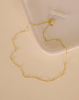 Gold Ball Necklace - 18k Gold Plating