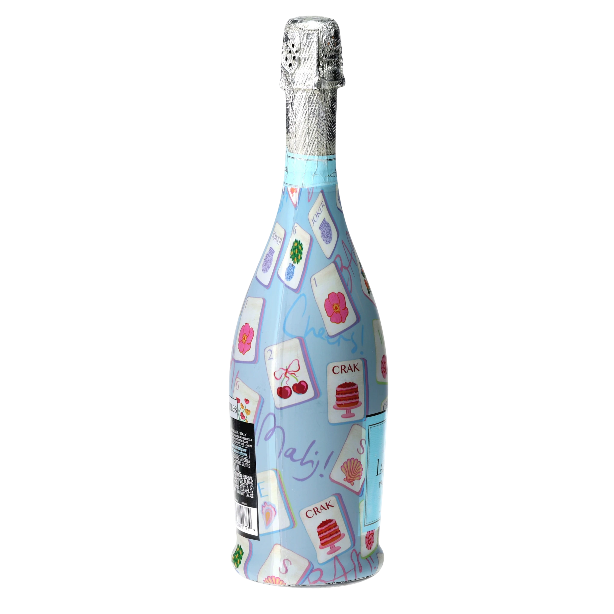 Beau Bottles Pastel Blue Mahjong - Prosecco Collection