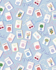Beau Bottles Pastel Blue Mahjong - Champagne Collection