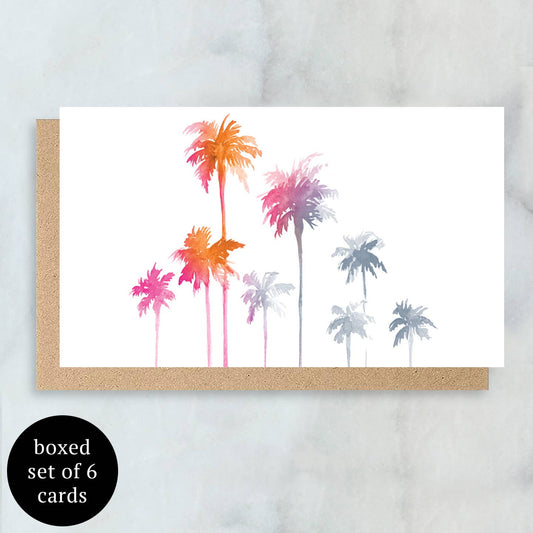 Palms Mini Cards- Boxed Set of 6 | Blank Everyday