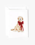 Festive pup mini enclosure notecard