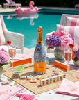 Beau Bottles Pastel Blue Mahjong - Champagne Collection
