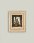 Glowing Christmas Tree Framed Antique Art