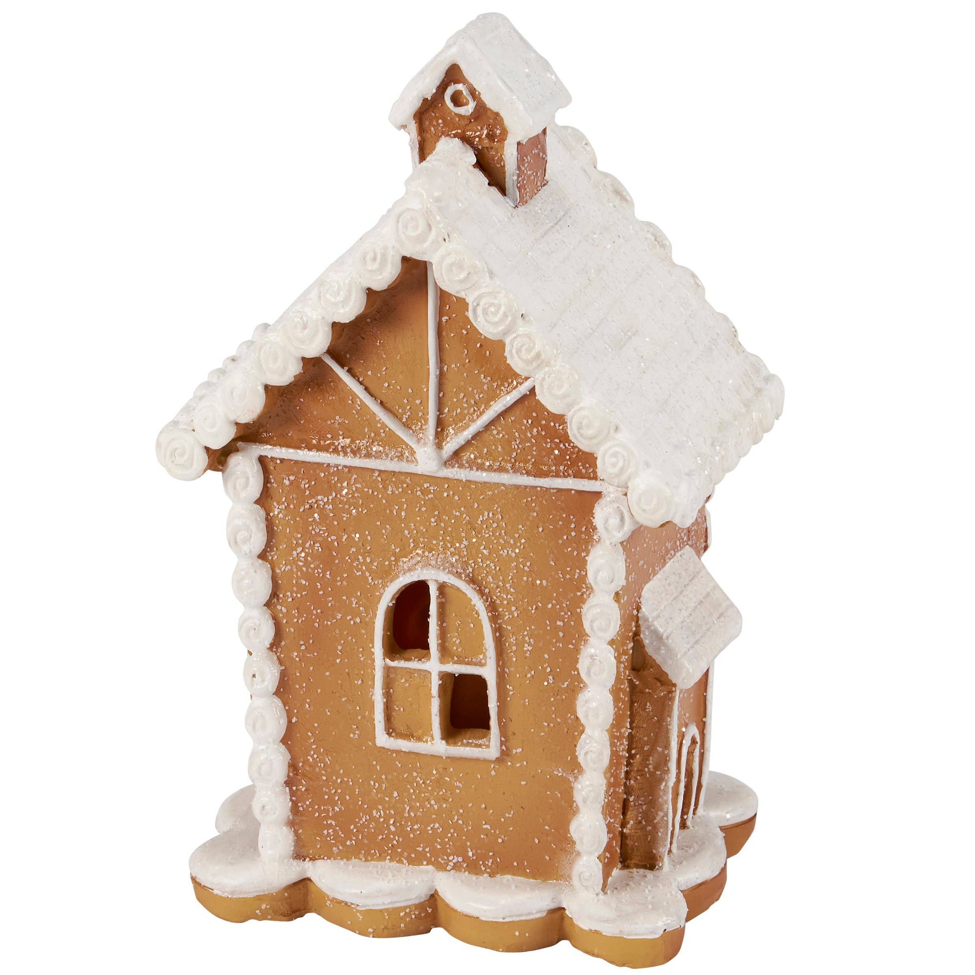 Lighted Iced Gingerbread Figurine