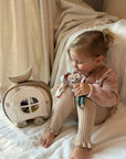 Sweet Dreams Mouse on Moon Plush | Keepsake Nursery Gift & Children's Toy