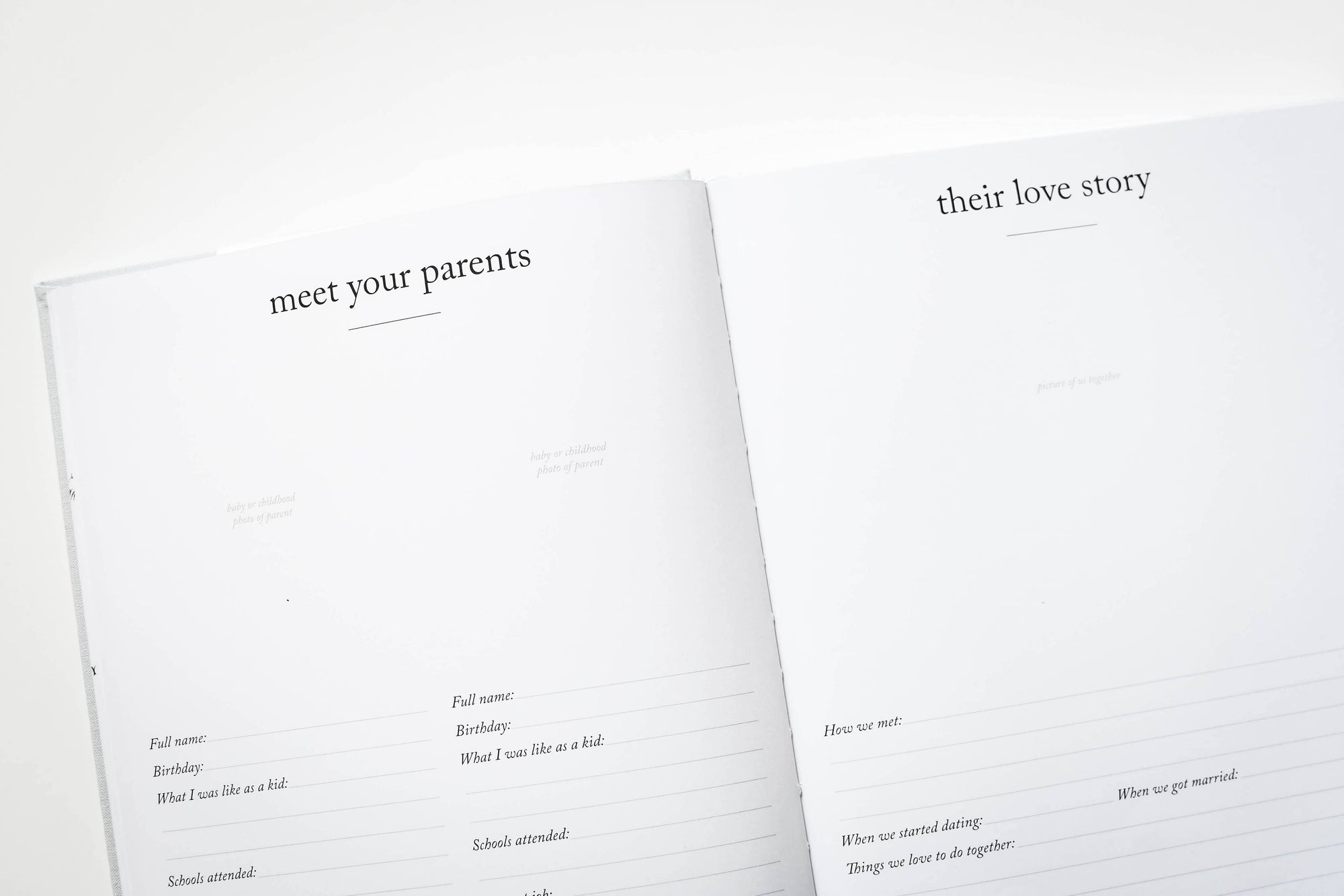 Baby's First Year Memory Book &amp; Photo Album | Mother's Day