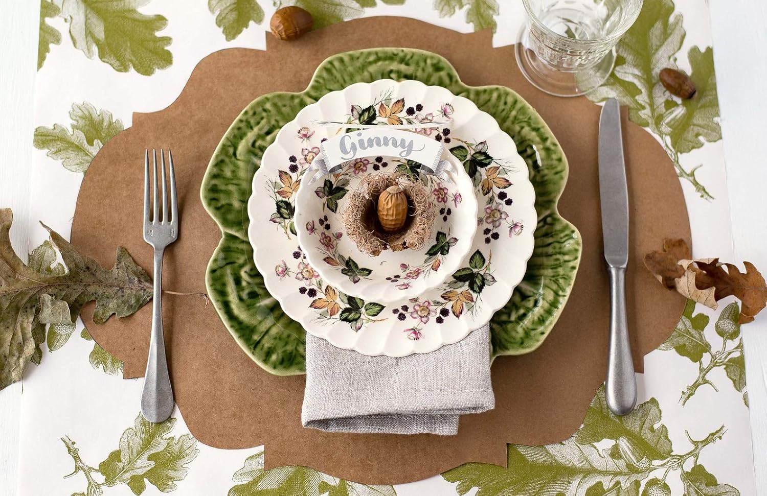 Die-cut Gold French Frame Placemat