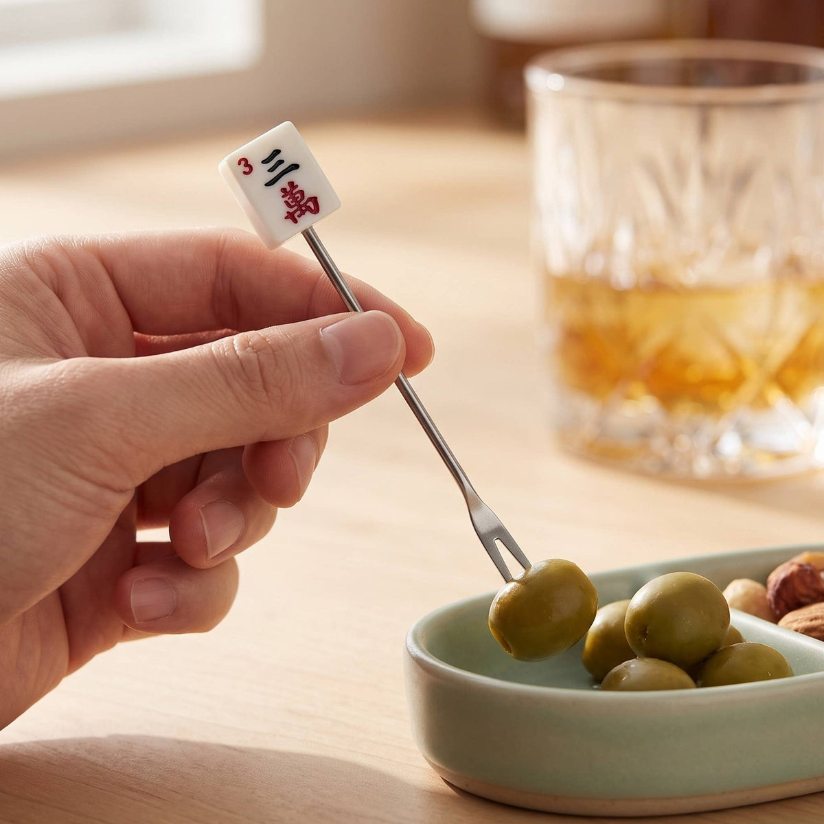 7-Piece MahJong Cocktail Pick Set