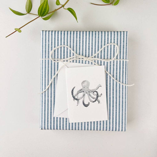 Octopus mini notecard
