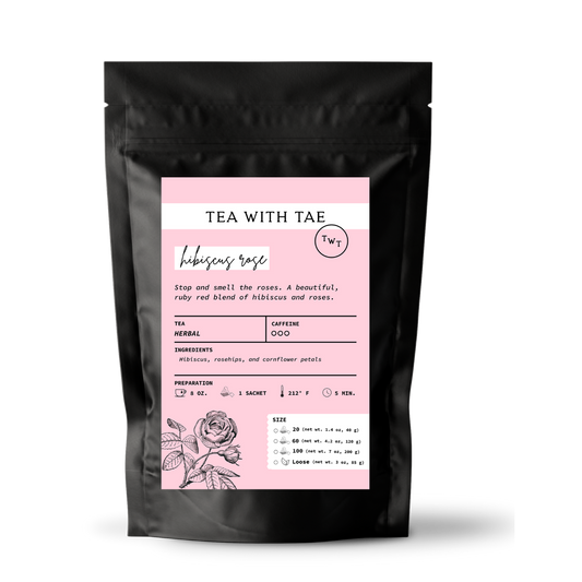 Hibiscus Rose Herbal Loose Leaf Tea