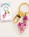 Japanese Cherry Blossom Keychain & Bag Charm