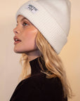Recycled Bottle Beanie - Winter White