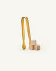 Gold Luxe Mini Tongs – 4.5in | Precision Serving for Mixer Cubes & Garnishes