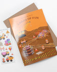 Sticker Scene Card - Construction  Birthday