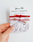 Really Pretty Double Elastic Hair Tie - Hair Accessory Card