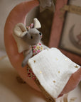 Sweet Dreams Mouse on Moon Plush | Keepsake Nursery Gift & Children's Toy