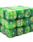 Vorpal - Green Splash w/ Gold - SOLD INDIVIDUALLY