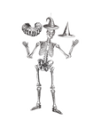 Large Paper Skeleton Set | 5 Foot Halloween Party Decor