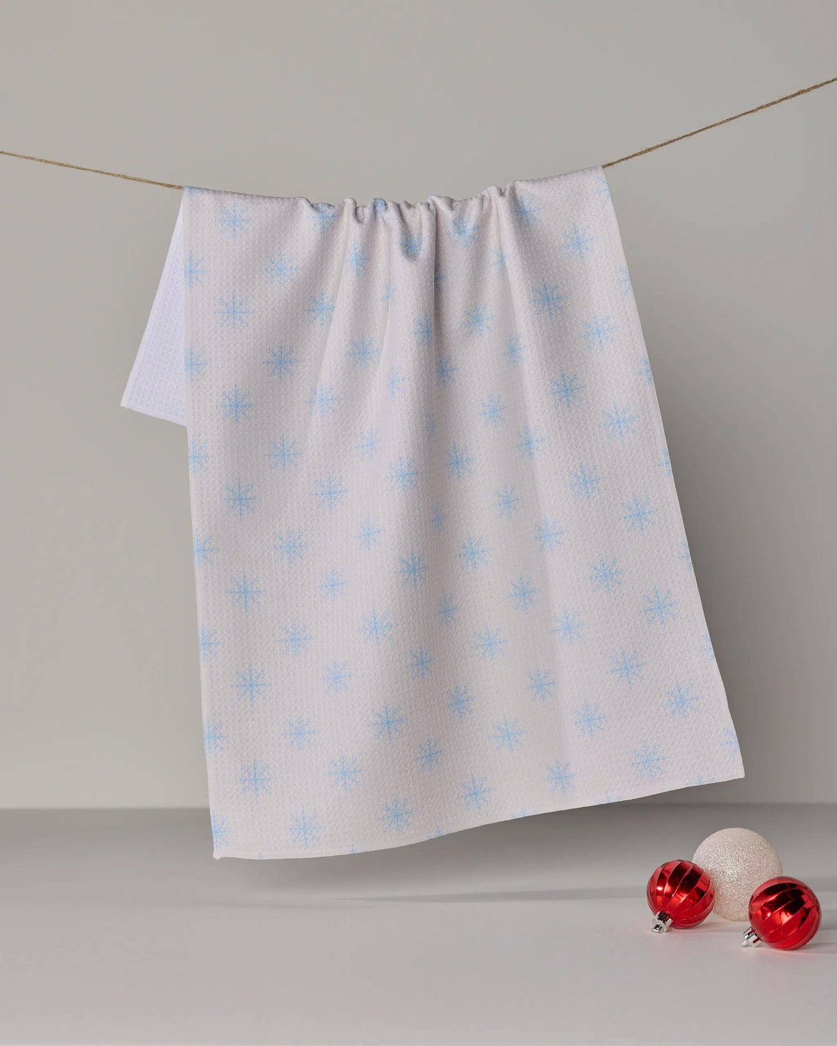 Snowy - Holiday 2026 - Geometry Kitchen Tea Towel