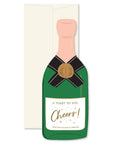 A Toast To You Champagne Congratulations Greeting Card