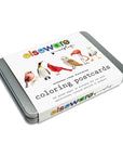 Coloring Postcards w/ 6 Bird Designs (30cards) Stationary