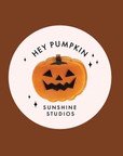 Hey Pumpkin! Mini Pumpkin Hair Clip | Halloween