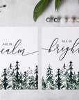 Snowy Woods Paint-By-Numbers kit