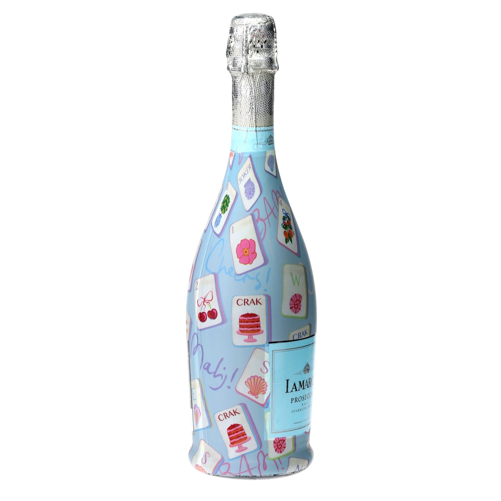 Beau Bottles Pastel Blue Mahjong - Prosecco Collection