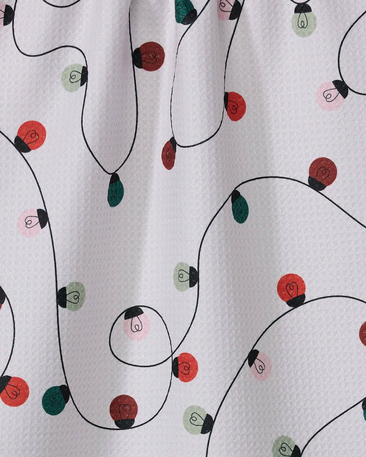 Holiday Lights - Geometry Kitchen Tea Towel