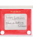 Hard to Sketch Birthday Greeting Card