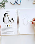 Winter watercolor workbook
