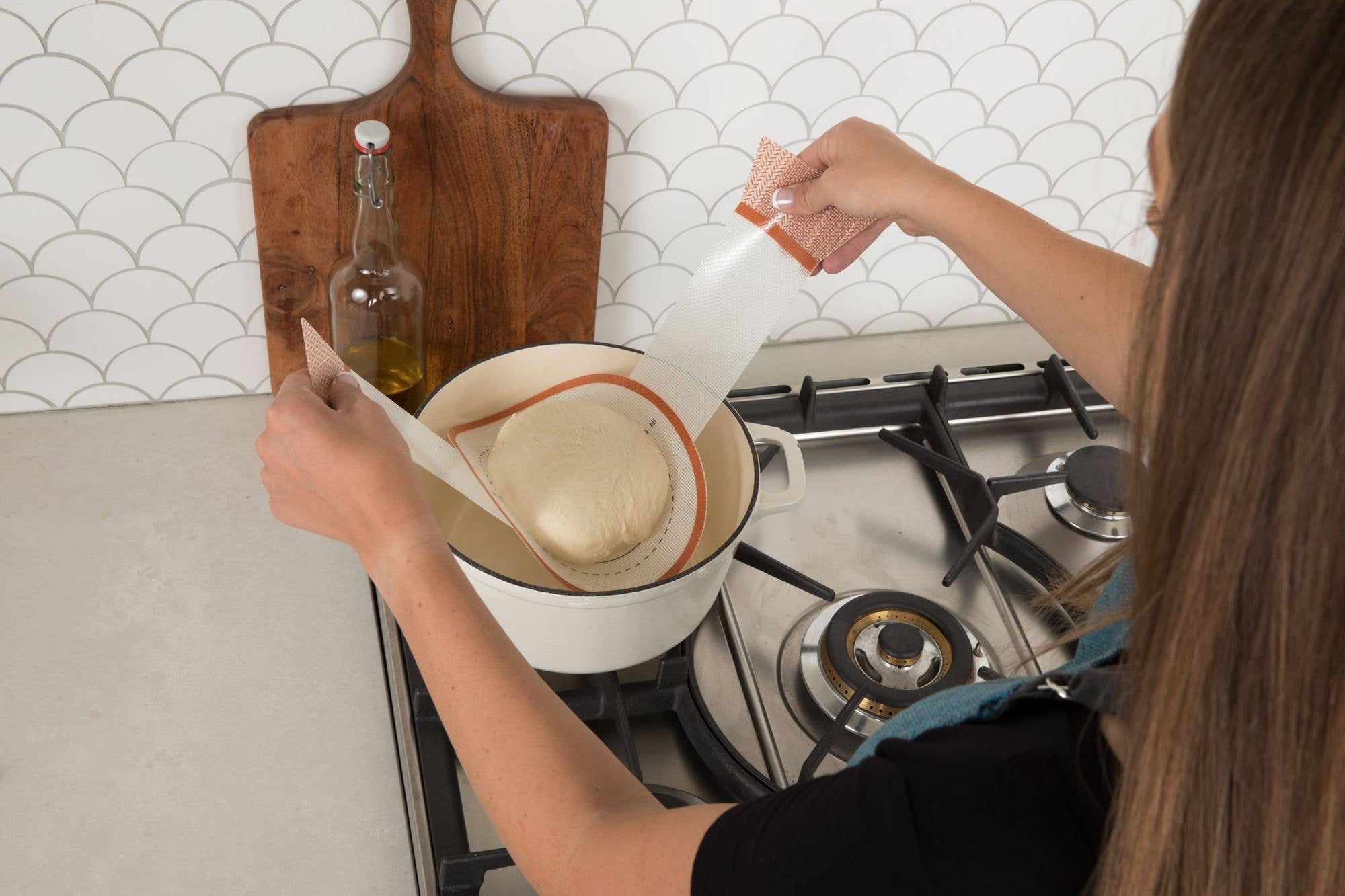 Silicone Bread Sling for Dutch Ovens | Non-Stick Baking Mat