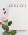 Flowers watercolor workbook