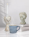 Graphic Stripes Mug-Blue-3.5"H(13oz)