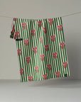 Ribbon Bows Luxe Geometry Kitchen Towel