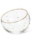 Medium Angled Bowl with Dots