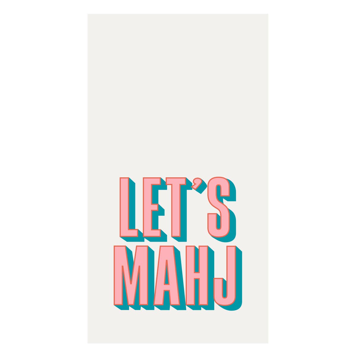Let's Mahj Paper Guest Towels
