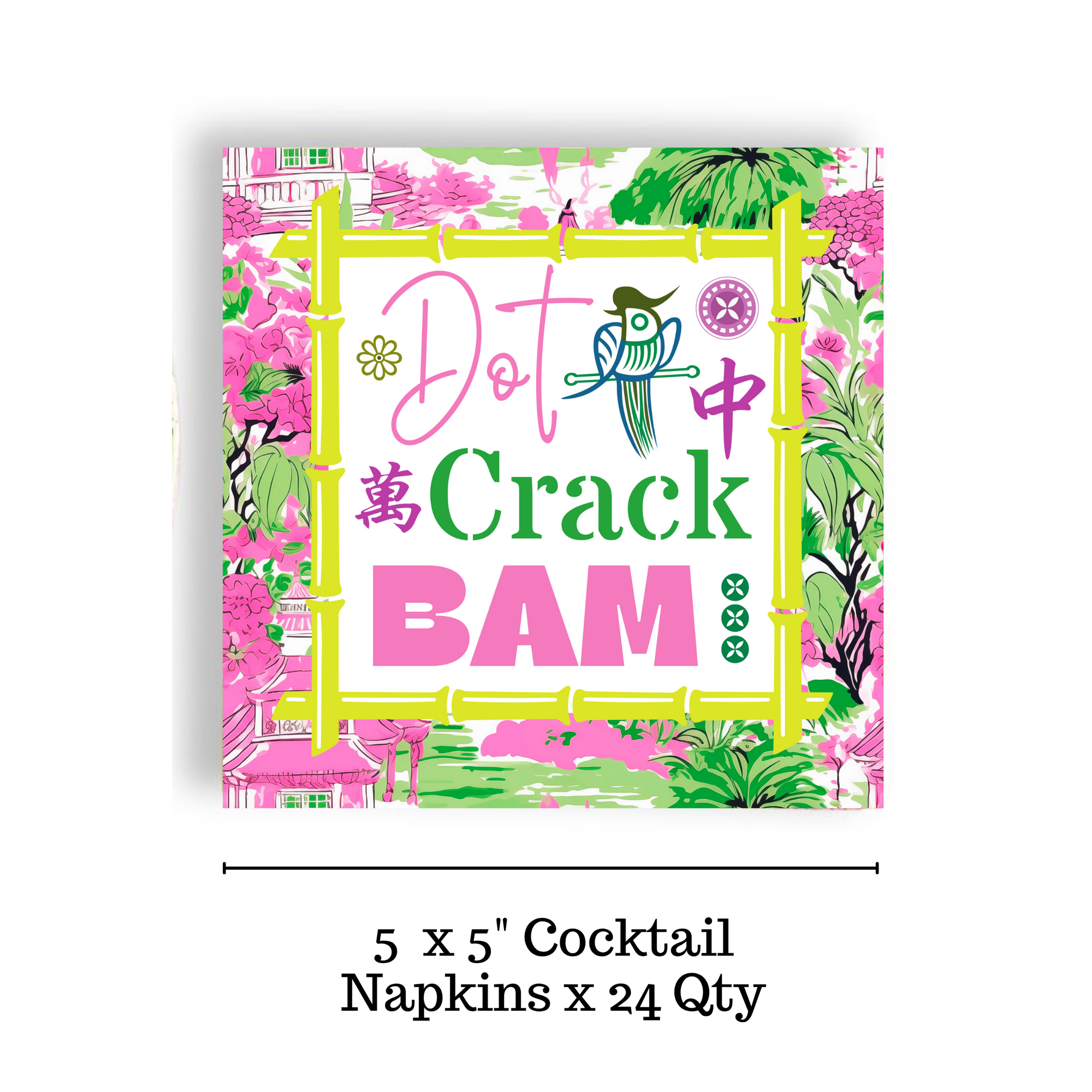 Mahjong Cocktail Napkins