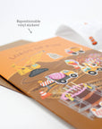 Sticker Scene Card - Construction  Birthday