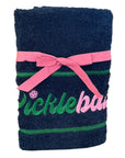 “PICKLEBALLER” Towel – Green | Cotton Hand Towel for Athletes & Gifts