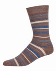 Striped Cashmere Men's Crew