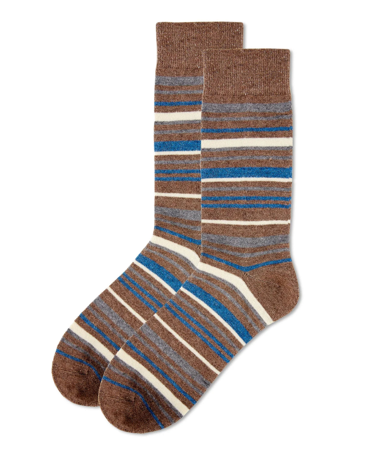 Striped Cashmere Men's Crew
