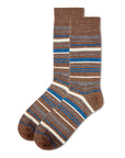 Striped Cashmere Men's Crew
