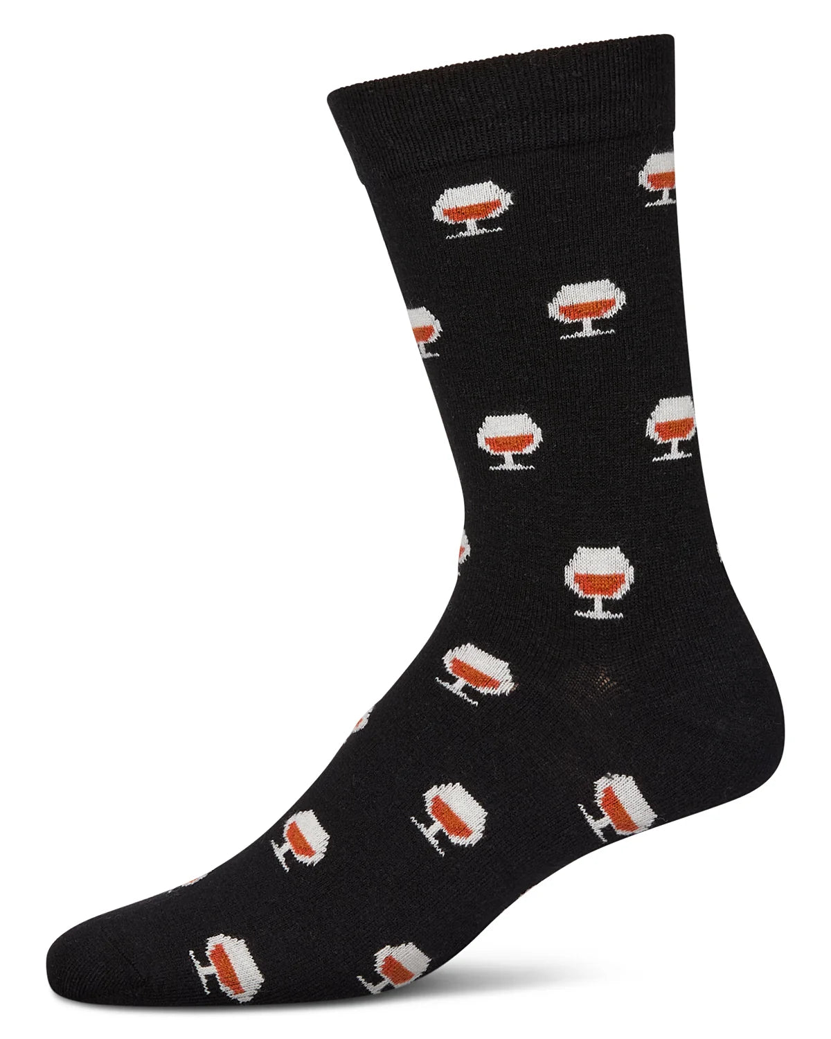 Men's Whiskey Cashmere Crew Socks