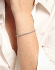 BLAIR BRACELET 3mm - pave - SILVER